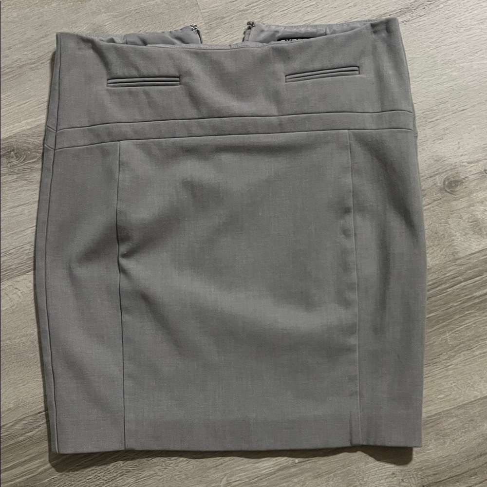 Express Gray Pencil Skirt